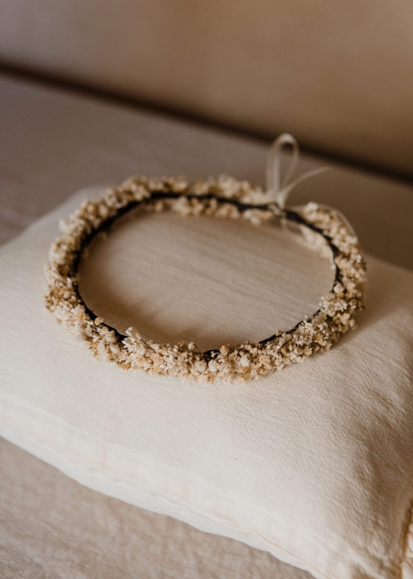 Corona flores preservadas niña - Paniculata - Camomile Bouquet min (2)