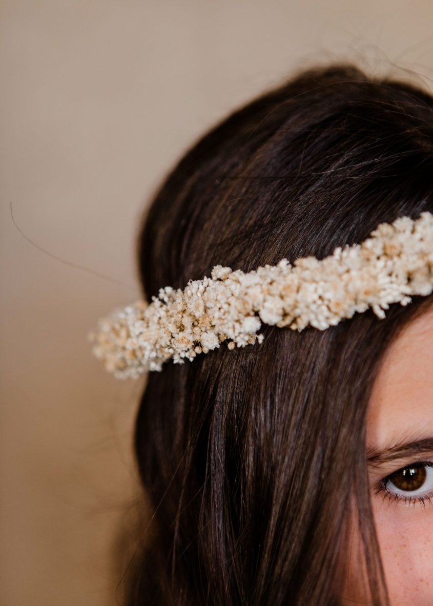 Corona flores preservadas niña - Paniculata - Camomile Bouquet min (6)