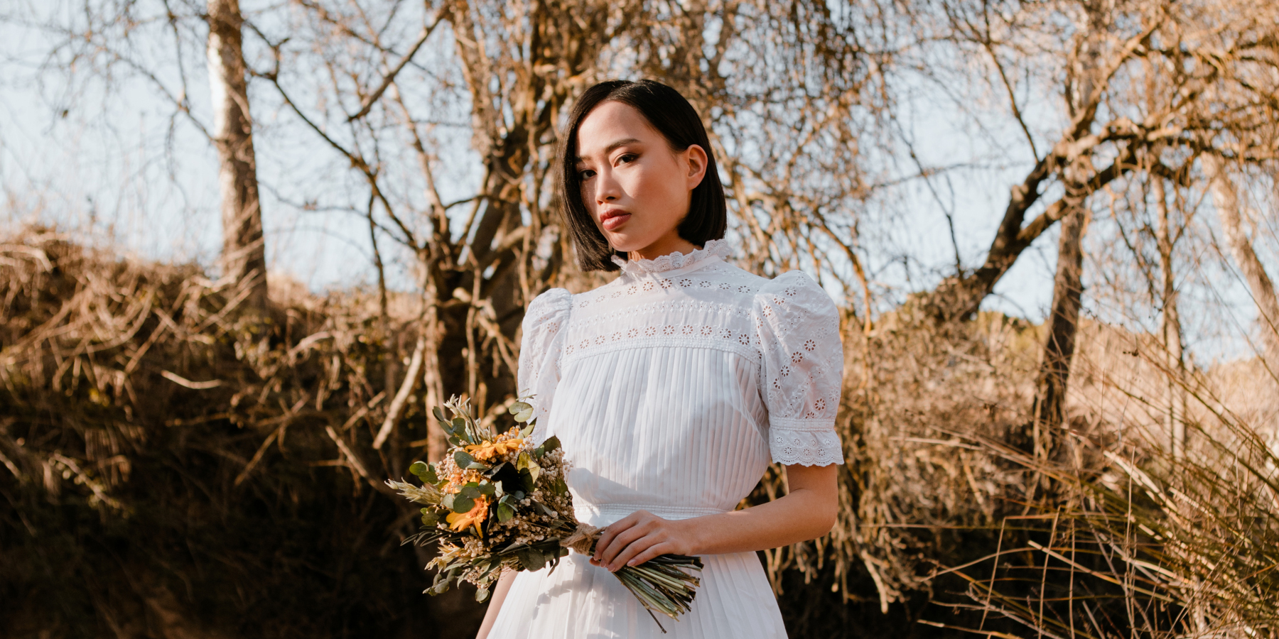 Ramo-de-novia-de-flores-preservadas-Camomile-Bouquet 8