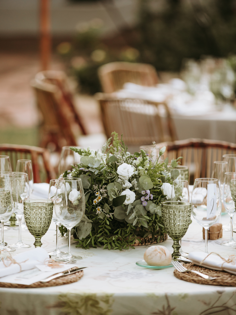 Decoración de bodas con flores naturales frescas - Decoración de fincas y banquetes - Camomile Bouquet (1)